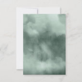 水彩花束結婚の赤面ID654 出欠カード (裏面)