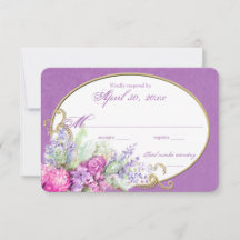 水彩花束結婚の返信