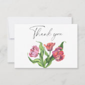 水彩花束花サンキューカード サンキューカード (正面)