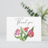 水彩花束花サンキューカード サンキューカード (スタンド正面)