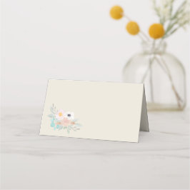 水彩花束、プレイスカード プレイスカード