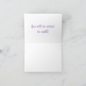 水彩花束 > 別れのカード カード (内部)