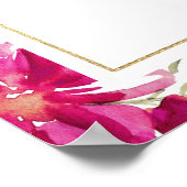 水彩花束 結婚式 オーダーメイド 愛の名言 プリント (角)