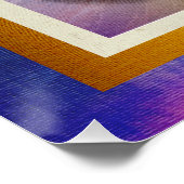 水彩花束、背カラフル景 ポスター (コーナー)