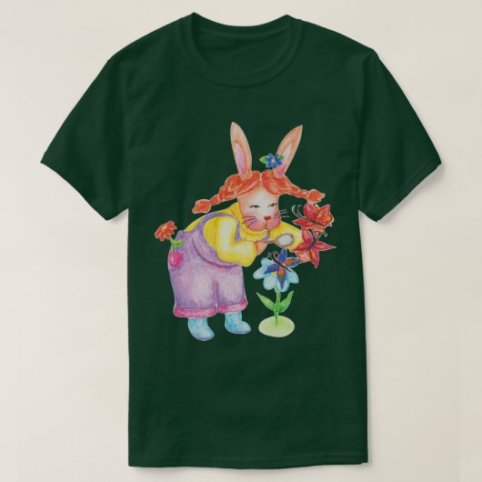 水彩花束 Tシャツ (デザイン正面)