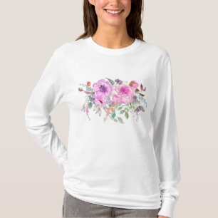水彩花束 Tシャツ