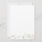 水彩花枠招待状 招待状 (裏面)