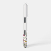 水彩花柄のカスタマイズiPhone 16 Proケース iPhoneケース (右側面)