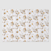 水彩花柄ティッシュペーパー 薄葉紙 (正面)