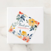 水彩花柄 ブライダルシャワー オーダーメイド サンクス フェイバータグ (インサイチュ)