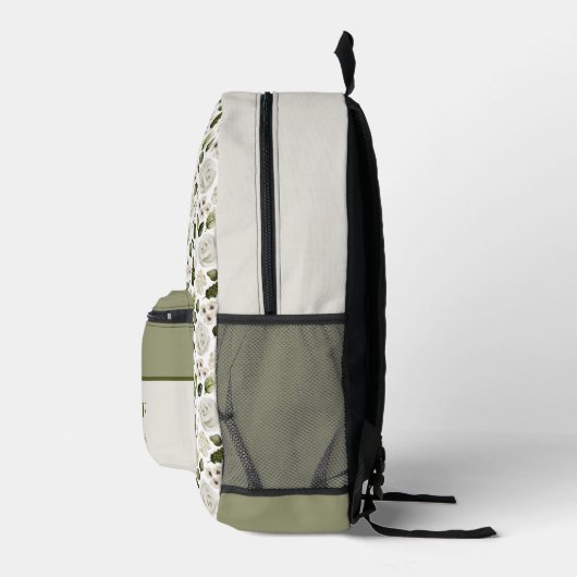 水彩花柄 新婦の母 バックパック (右)