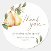 水彩花梨シャワー ラウンドシール (正面)