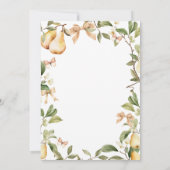 水彩花梨婚前お茶会 サンキューカード (裏面)