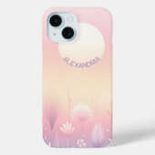 水彩花模様と太陽の名前 Case-Mate iPhoneケース (裏面)