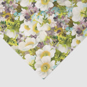 水彩花模様ティッシュペーパー 薄葉紙 (詳細)