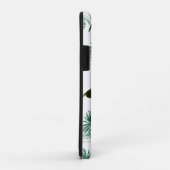 水彩花模様ブルーバーガンディーグリーン絵を描 Case-Mate iPhoneケース (裏面/右)