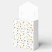 水彩花模様ベビーシャワー感謝していあなた フェイバーボックス (オープン)