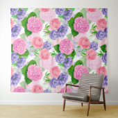 水彩花模様 タペストリー (インサイチュ(横))
