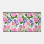 水彩花模様 デスクマット (正面)