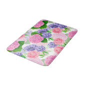 水彩花模様 バスマット (アングル)