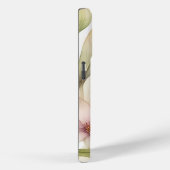 水彩花模様（ピンク、オレンジ色） Case-Mate iPhoneケース (裏面 / 右)