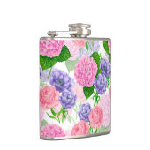 水彩花模様 フラスク (右)