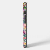 水彩花模様、フローラ背景 Case-Mate iPhoneケース (裏面 / 左)