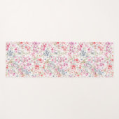 水彩花模様 ヨガマット (正面(横))