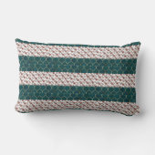 水彩花模様 ランバークッション (裏面)