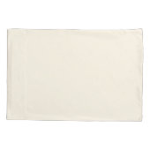 水彩花模様 枕カバー (裏面-左)