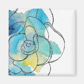 水彩花磁石 マグネット (正面)