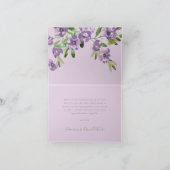 水彩花素朴折写真有り ノートカード (内部)