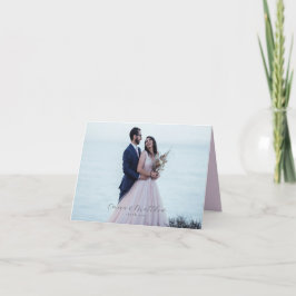 水彩花素朴折写真有り ノートカード