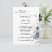 水彩花結婚の詳細 エンクロージャーカード (スタンド正面)