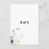 水彩花結婚の詳細 エンクロージャーカード (裏面)