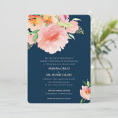 水彩花結婚式招待状・マリーナ 招待状 (スタンド正面)