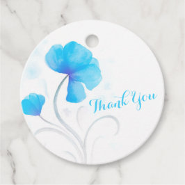 水彩花結婚青感謝してい君 フェイバータグ