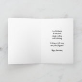 水彩花結婚5周年記念カード カード (内部)