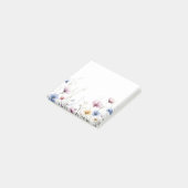 水彩花縁 ボーダーワイルドフラワー ポストイット (アングル)
