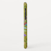 水彩花花束オン緑素朴色 Case-Mate iPhoneケース (裏面/左)