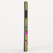 水彩花花束オン緑素朴色 Case-Mate iPhoneケース (裏面/右)