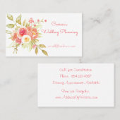 水彩花花束 名刺 (正面/裏面)
