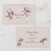 水彩花花花屋 名刺 (正面/裏面)