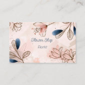 水彩花花花花屋ビジネスカード 名刺 (正面)