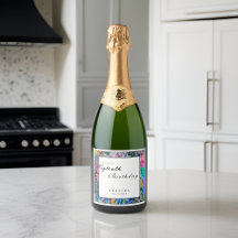 水彩花芸術的花ANY誕生日パーティー