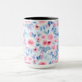 水彩花葉類2 マグカップ (中央)