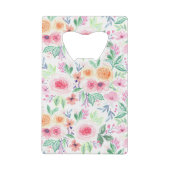 水彩花葉類 クレジットカード栓抜き (裏面)