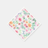 水彩花葉類 スタンダードカクテルナプキン (角)