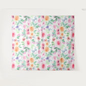 水彩花葉類 タペストリー (正面(横))