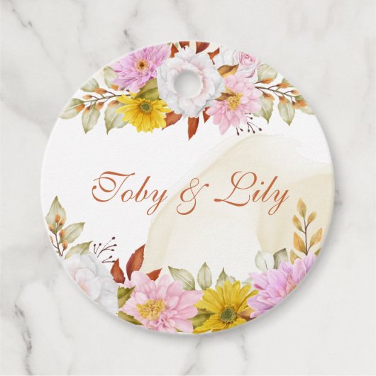 水彩花葉 フェイバータグ (正面)